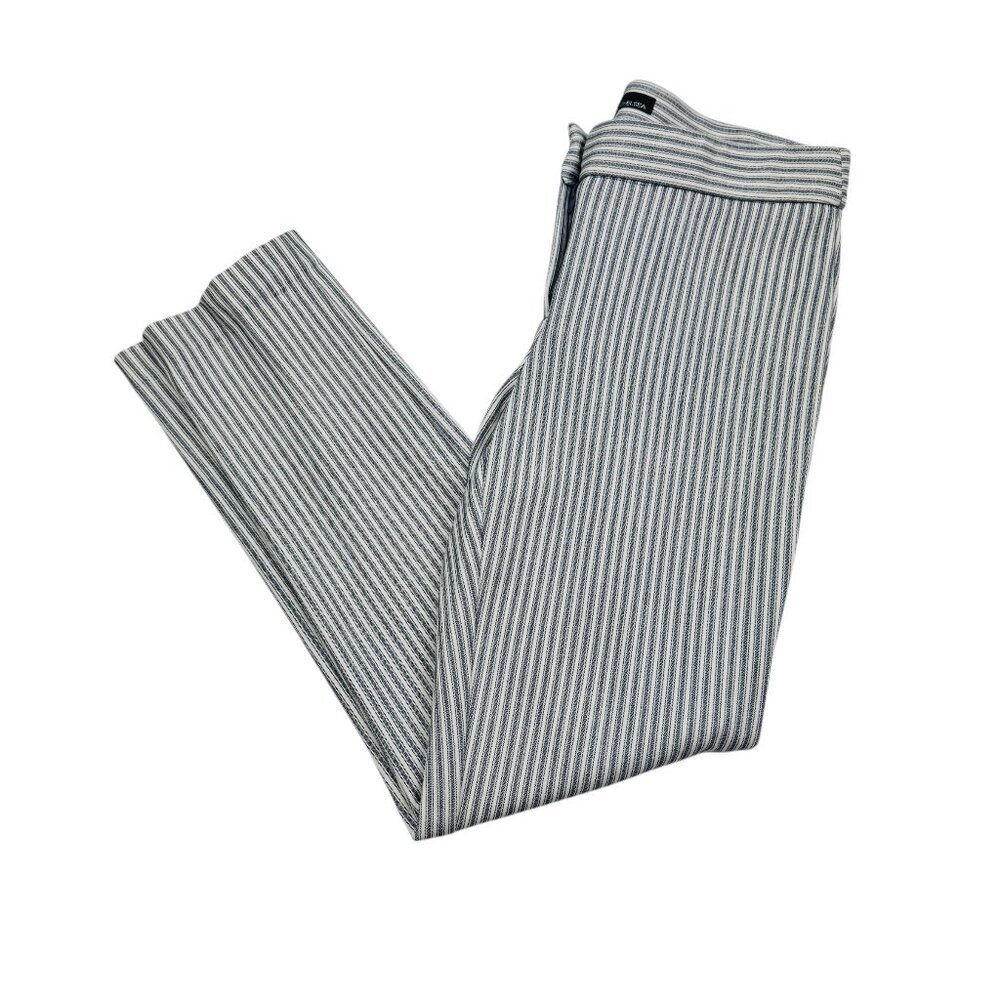 Amanda & Chelsea Striped Nautical Rayon Blend Trousers Women's Size 4